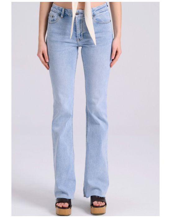 Γυναικείο Flare Fit Τζιν Παντελόνι FBL009-162-02