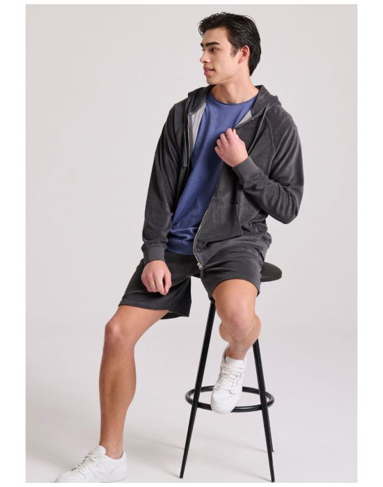 Ανδρική Relaxed Fit Φούτερ Ζακέτα FBM009-002-06