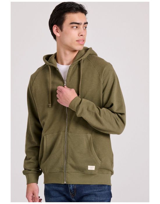 Ανδρική Relaxed Fit Φούτερ Ζακέτα FBM009-003-06
