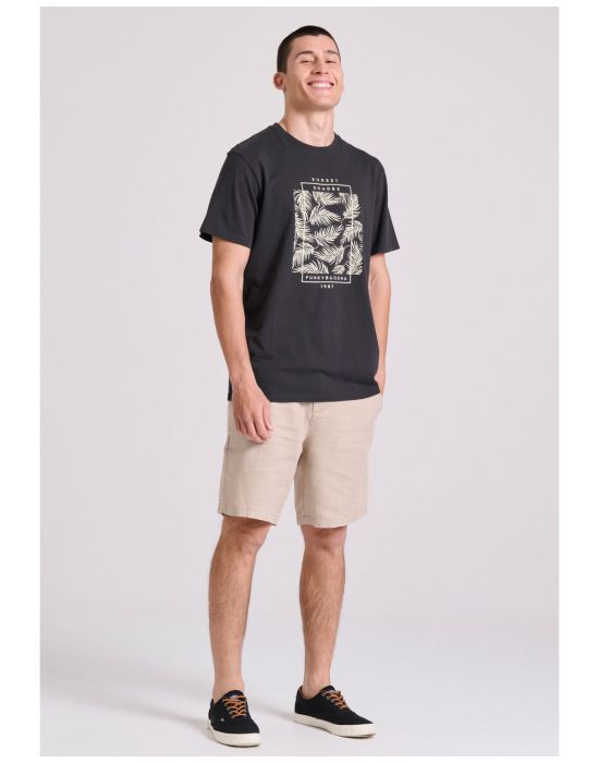 Ανδρική Comfort Fit Λινή Chino Βερμούδα FBM009-009