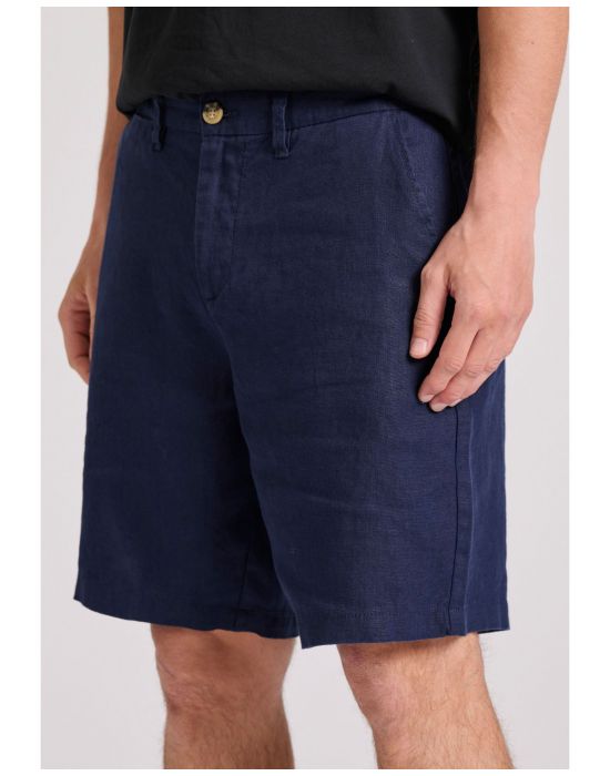 Ανδρική Comfort Fit Λινή Chino Βερμούδα FBM009-009