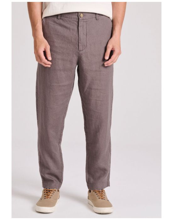 Ανδρικό Λινό Casual Chino Παντελόνι FBM009-011-02