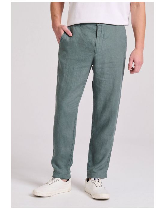 Ανδρικό Λινό Casual Chino Παντελόνι FBM009-011-02