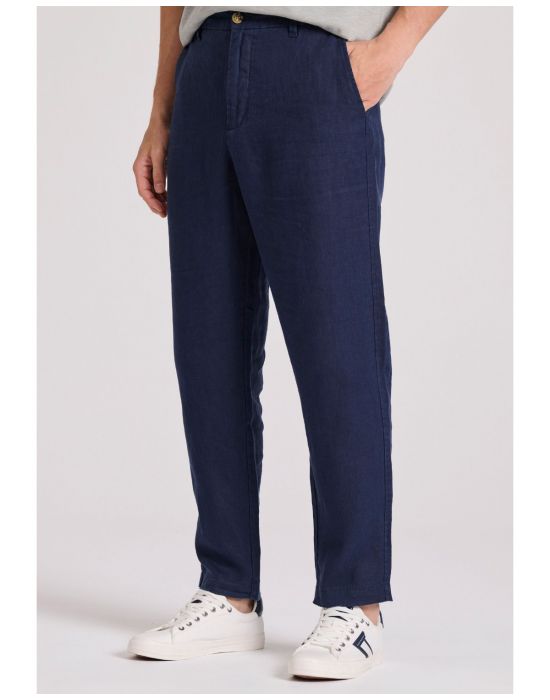 Ανδρικό Λινό Casual Chino Παντελόνι FBM009-011-02