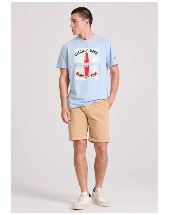 Ανδρική Garment Dyed Chino Βερμούδα FBM009-012-03