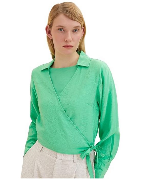 Γυναικείο Μπλουζάκι Cropped Tom Tailor 1035431