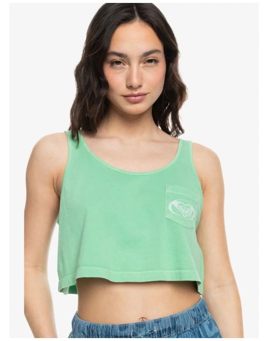 Γυναικεία Αμάνικη Μπλούζα Crop Summer ERJZT05654