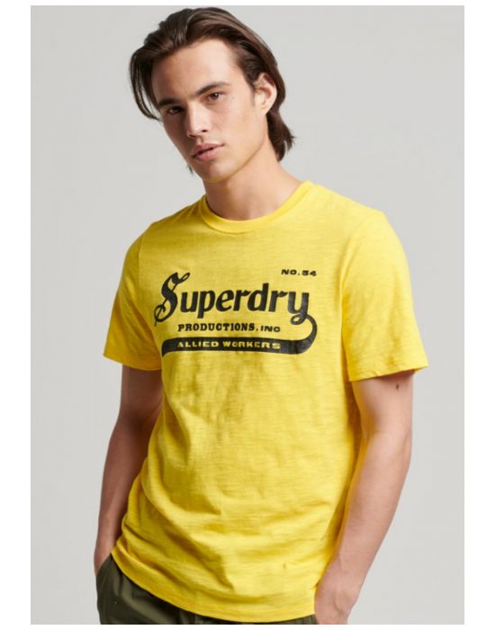 Ανδρικό  T-shirt Merch Store Superdry M1011329A