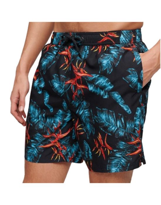 Ανδρικό Μαγιό D3 Ovin Hawaiian Print 17" Superdry M3010232A