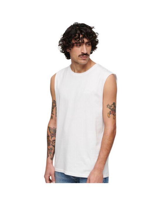 Ανδρική Αμάνικη Μπλούζα Logo Superdry M6010820A