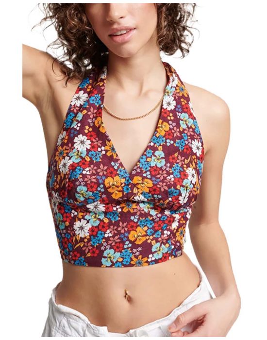 Γυναικεία Μπλούζα Vintage Halter Superdry W6011548A