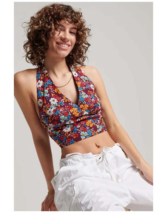 Γυναικεία Μπλούζα Vintage Halter Superdry W6011548A