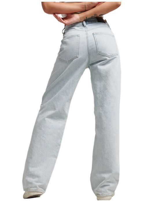 Γυναικείο Παντελόνι Ovin Vintage Wide Jean Superdry W7010800A
