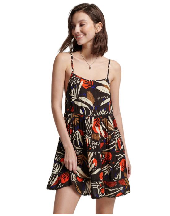 Φόρεμα Vintage Mini Beach Cami Superdry W8011303A