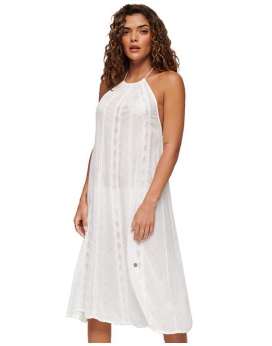 Φόρεμα Vintage Halter Neck Midi Superdry W8011434A