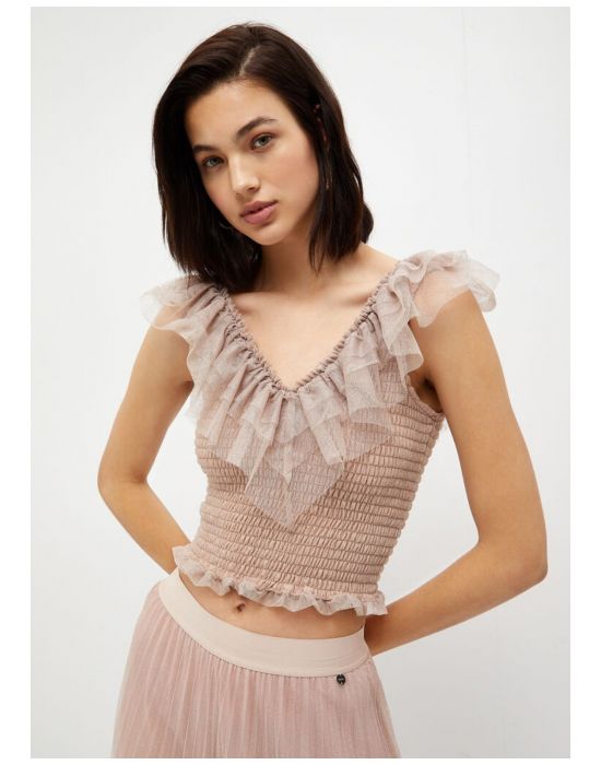 Γυναικείο Top Tulle WA3324J4502