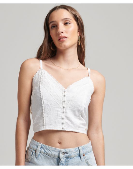 Γυναικεία Μπλούζα Vintage Embroided Cami W6011557A