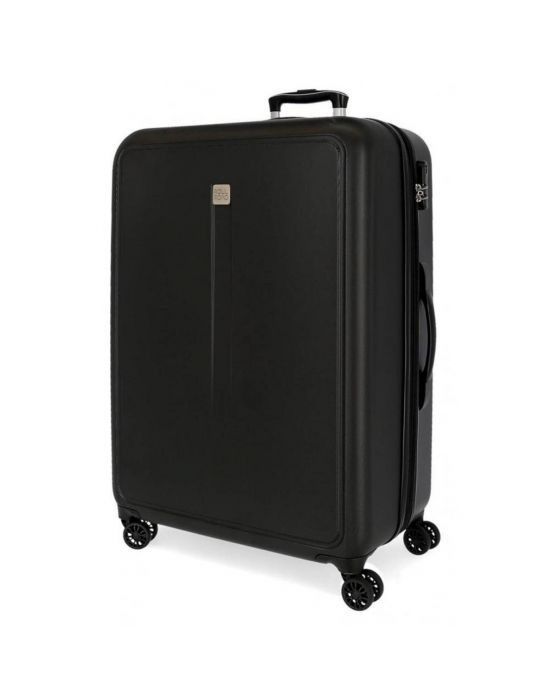 5069371 ΒΑΛΙΤΣΑ ΤΡΟΧ. ABS 78Χ53Χ31CM 4 ΡΟΔΕΣ BLACK