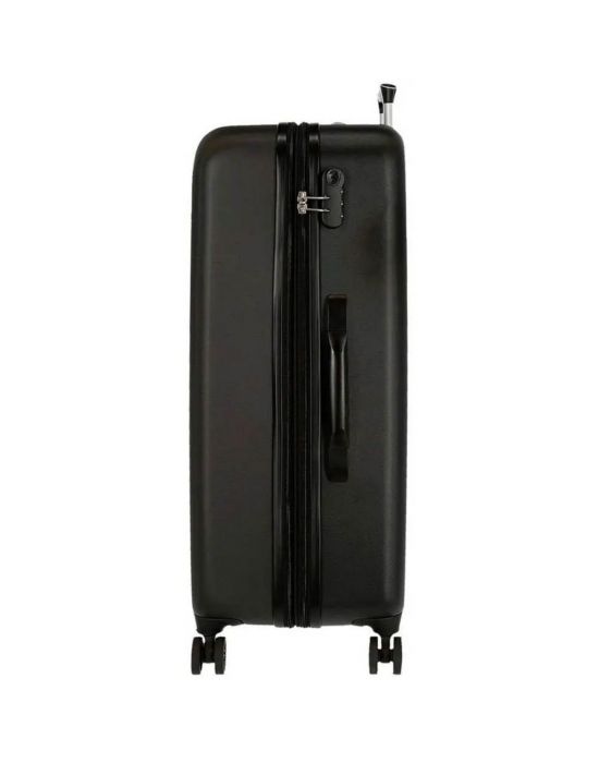 5069271 ΒΑΛΙΤΣΑ ΤΡΟΧ. ABS 68Χ48Χ24CM 4 ΡΟΔΕΣ BLACK