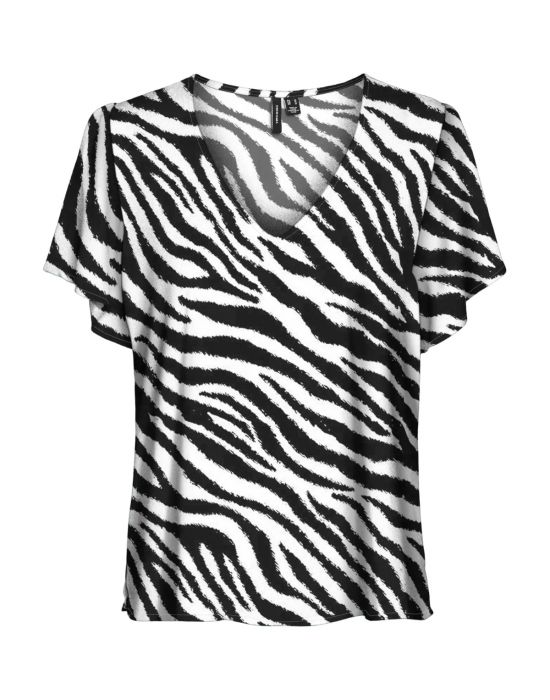 Γυναικείο T-shirt V-neck Vero Moda 10307987