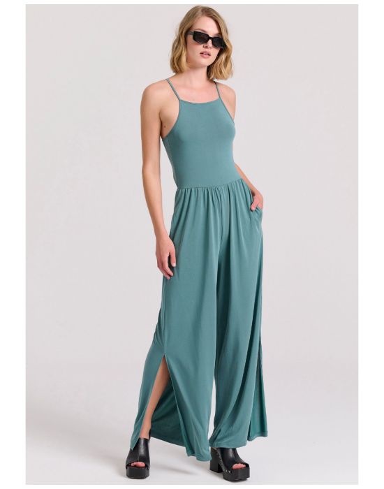 Γυναικεία Wide Leg Fit Ολόσωμη Φόρμα FBL009-101-12
